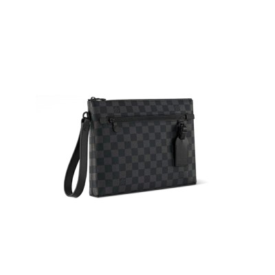 LOUIS VUITTON TAKEOFF POUCH DAMIER GRAPHITE N40504 (30*22*5cm)